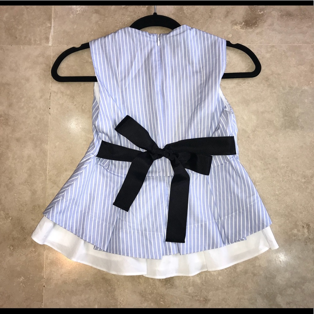 Zara Denim Striped Top!